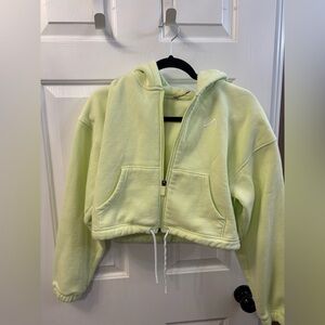 TLF Lime Green Cropped Hoodie